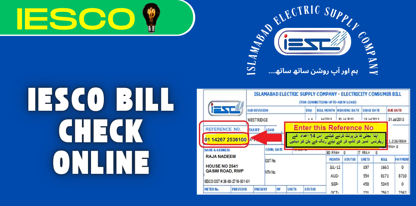 Check IESCO Bill Online In Pakistan June 2025