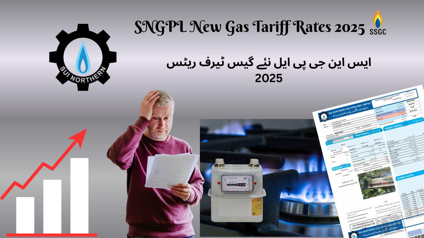 SNGPL Gas Tariff July 2025 – Updated Slabs & Rates
