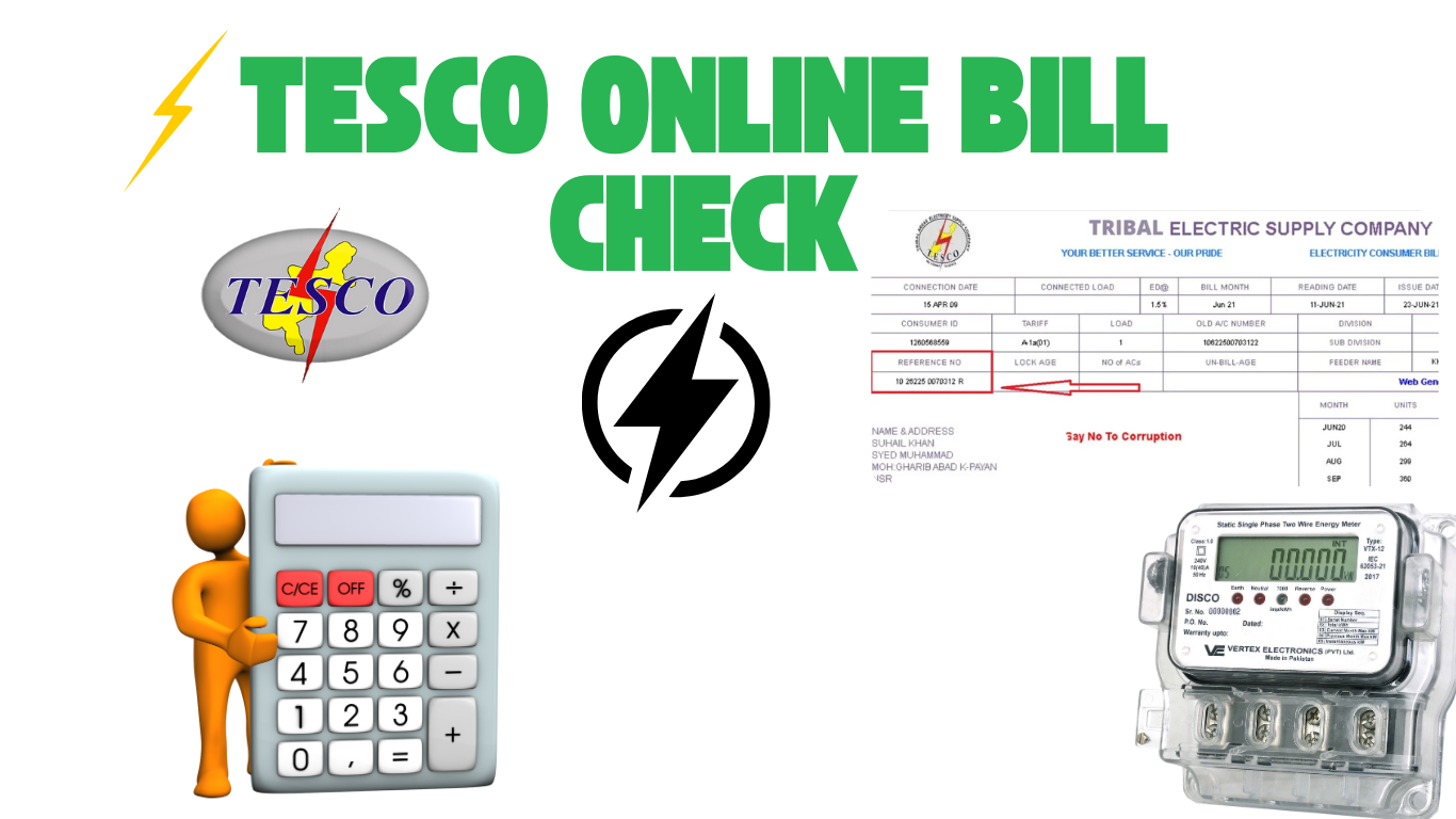 Check TESCO Bill Online | View & Download Electricity Bill