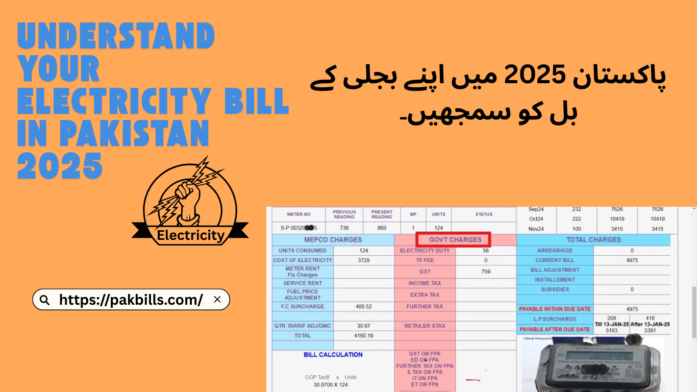 Understand Your Electricity Bill in Pakistan 2025