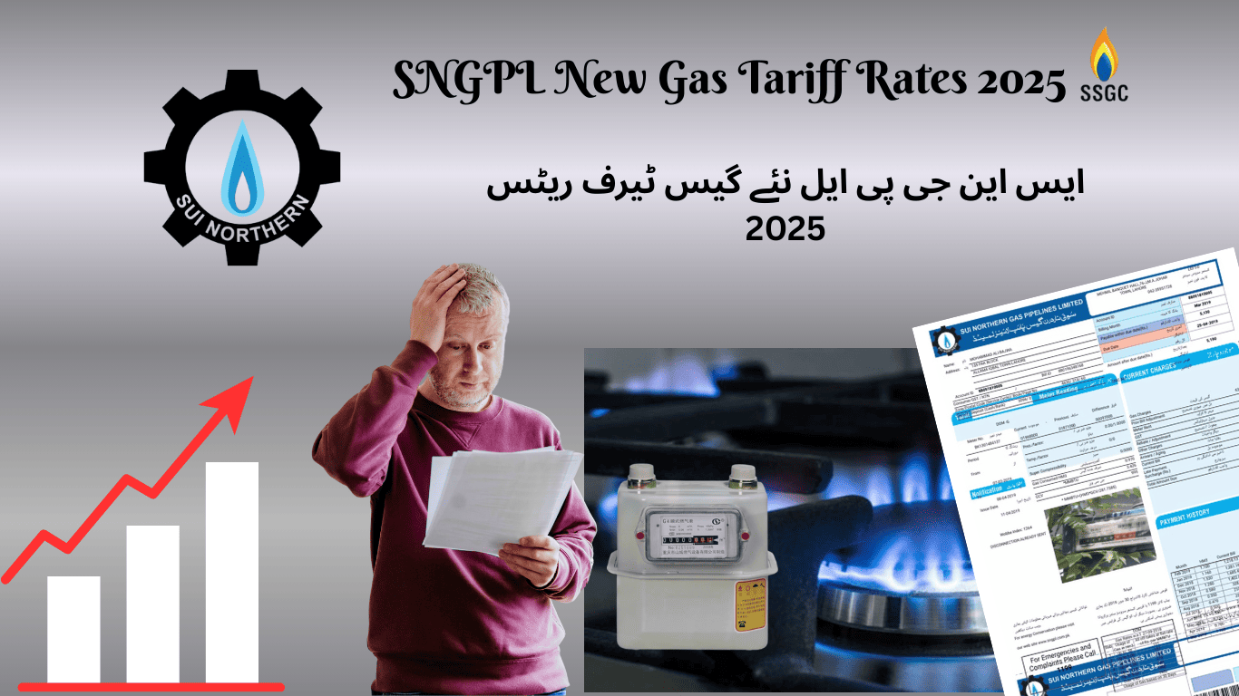 SNGPL Gas Tariff July 2025 – Updated Slabs & Rates