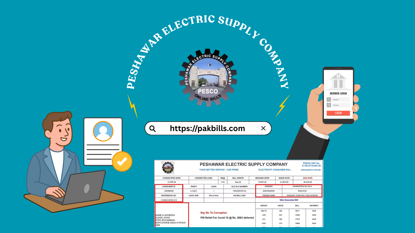 Check PESCO Bill Online and Duplicate Bill In Pakistan 2025
